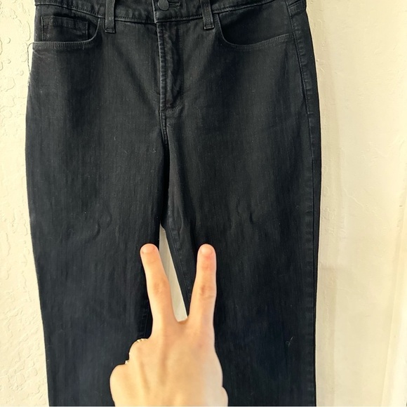 NYJD Black Skinny Jeans Size 8 Sculpted Sleek Slimming - Picture 3 of 5